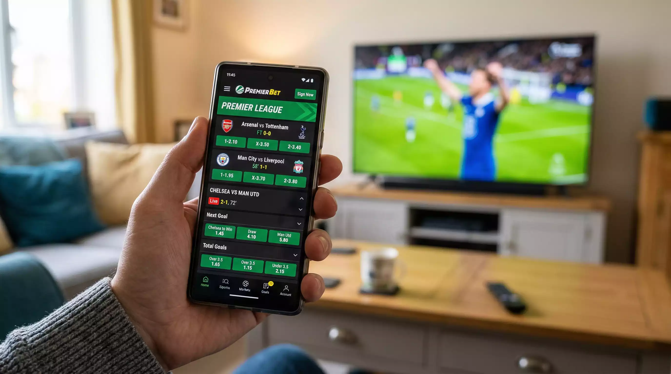 Apostar en la Premier League con bet365 desde España: Funciones y Oferta