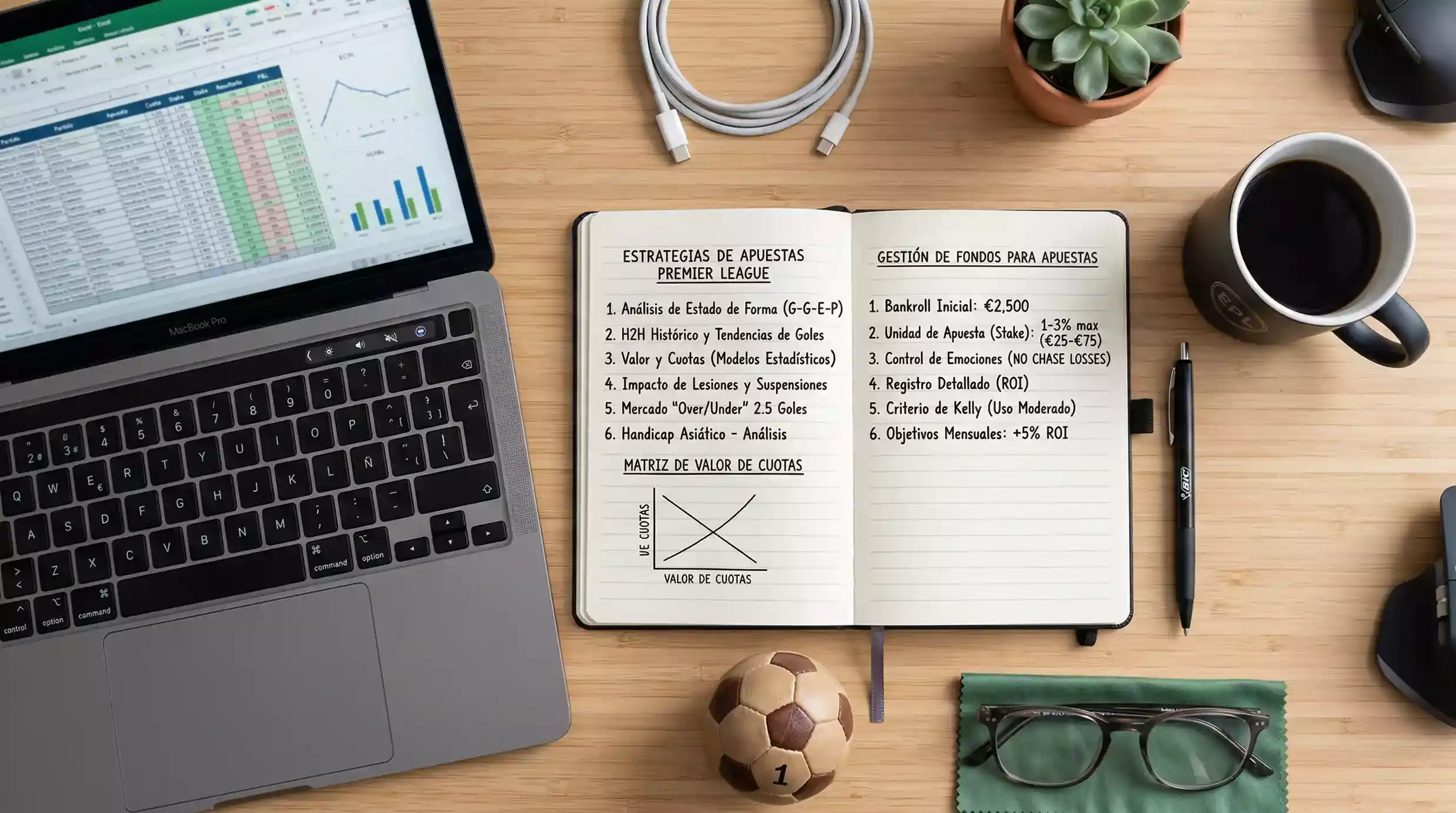 Estrategias para Apostar en la Premier League: Método, Datos y Bankroll