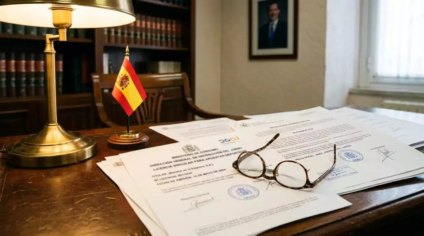 Documentación legal y licencia de la DGOJ para operadores de apuestas deportivas en España